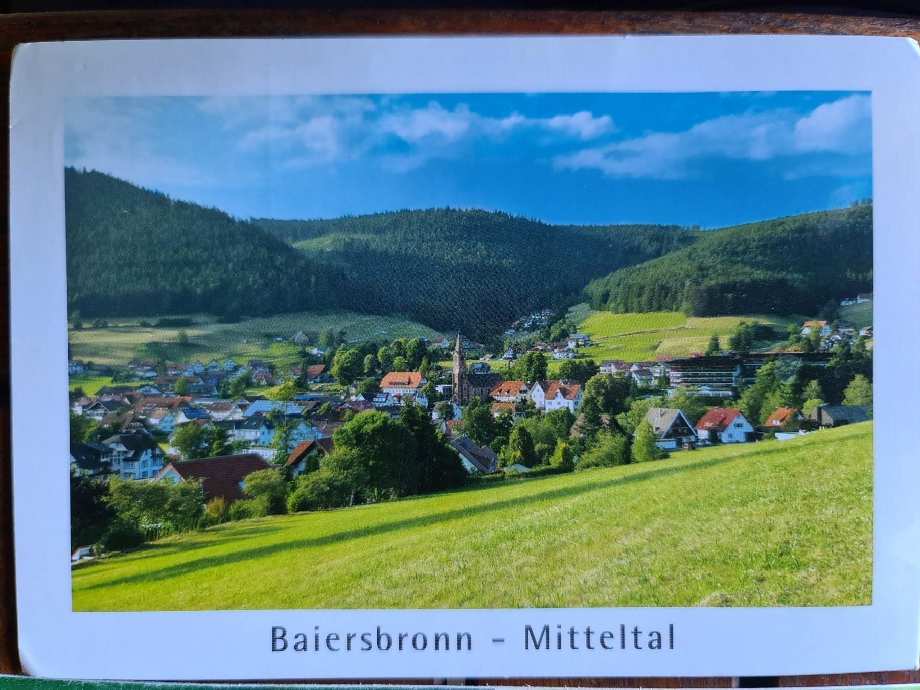 Cartoline postali: Ansichtskarte Baiersbronn Mitteltal – Usato da Dintikon venduto da Vexi