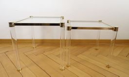 Vintage Satztisch Set – 70er Jahre Hollywood Regency