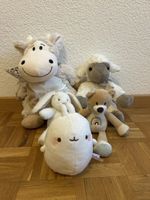 Ensemble de 5 animaux en peluche, personnages assortis