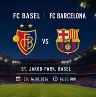 1x Ticket Fc Basel - Fc Barcelona Sektor D3 Balkon Reihe 14