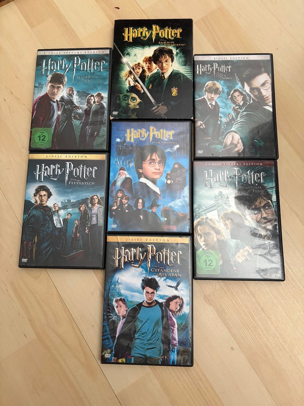 Alle DVDs: Harry Potter Sammlung – Gebraucht aus Mollis von Hg