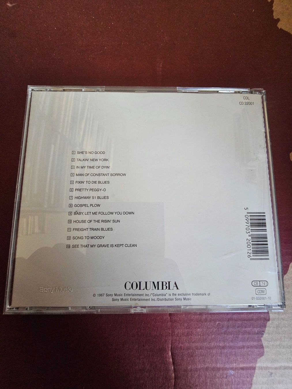 CDs: CD - Bob Dylan – Bob Dylan (1991) – Gebraucht aus Biberist von Foolio0 1