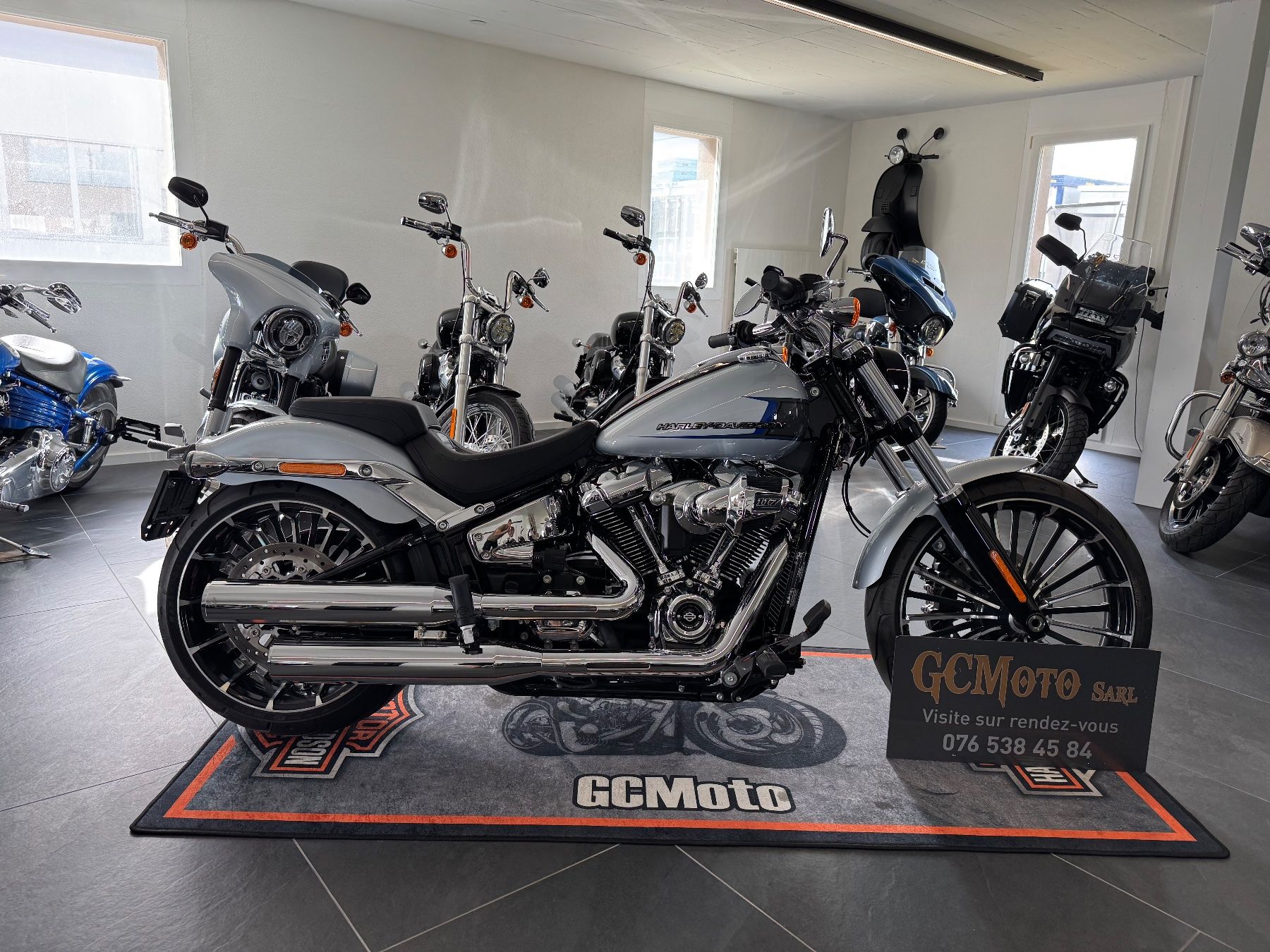 Harley-Davidson Chopper: Harley Davidson Breakout 114 Softail LEASING POSSIBLE – Usato da Echallens venduto da HD90 3