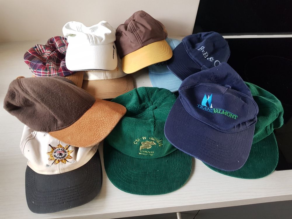 Lot De 2 Casquettes Vintage Gary Patterson Blast Off - Grises Réglables Hommes