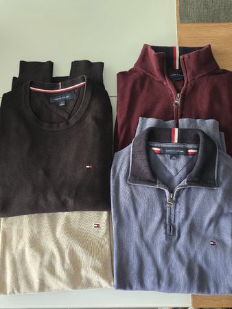 Lot de 4 Pulls Tommy Hilfiger homme Taile M