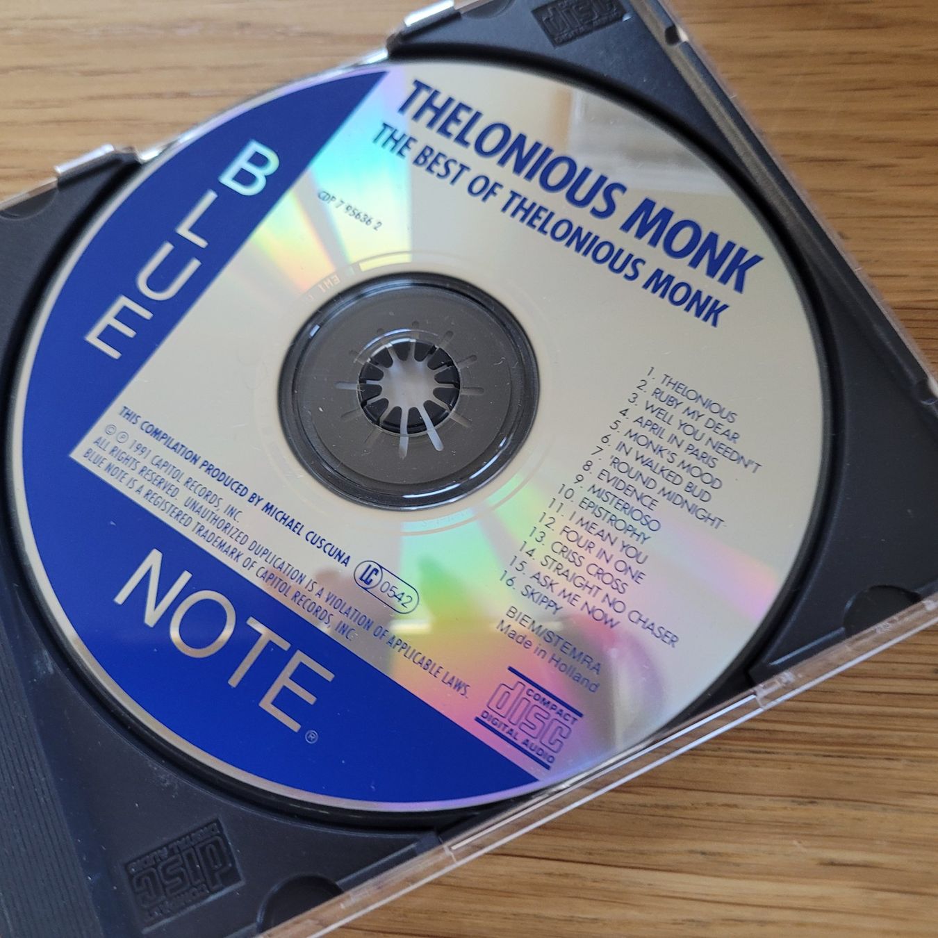 CDs: CD The Lonious Monk – Gebraucht aus Biel/Bienne von Destockweb 1