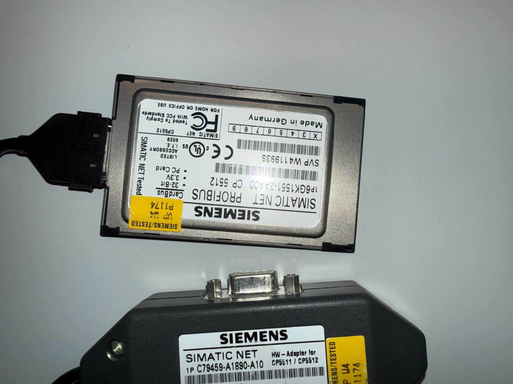 Siemens Elektronikbauteile: SIEMENS SIMATIC Profibus Adapter CP5512 – Gebraucht aus Zuzwil SG von hugo167 1