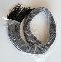 Schwarze Lederschnüre