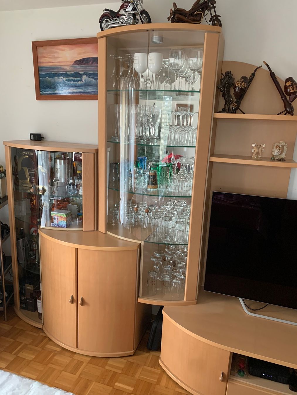 Livique Mobili TV: Wohnwand/Buffet mit Stauraum – Usato da Zürich venduto da Olimpied 1