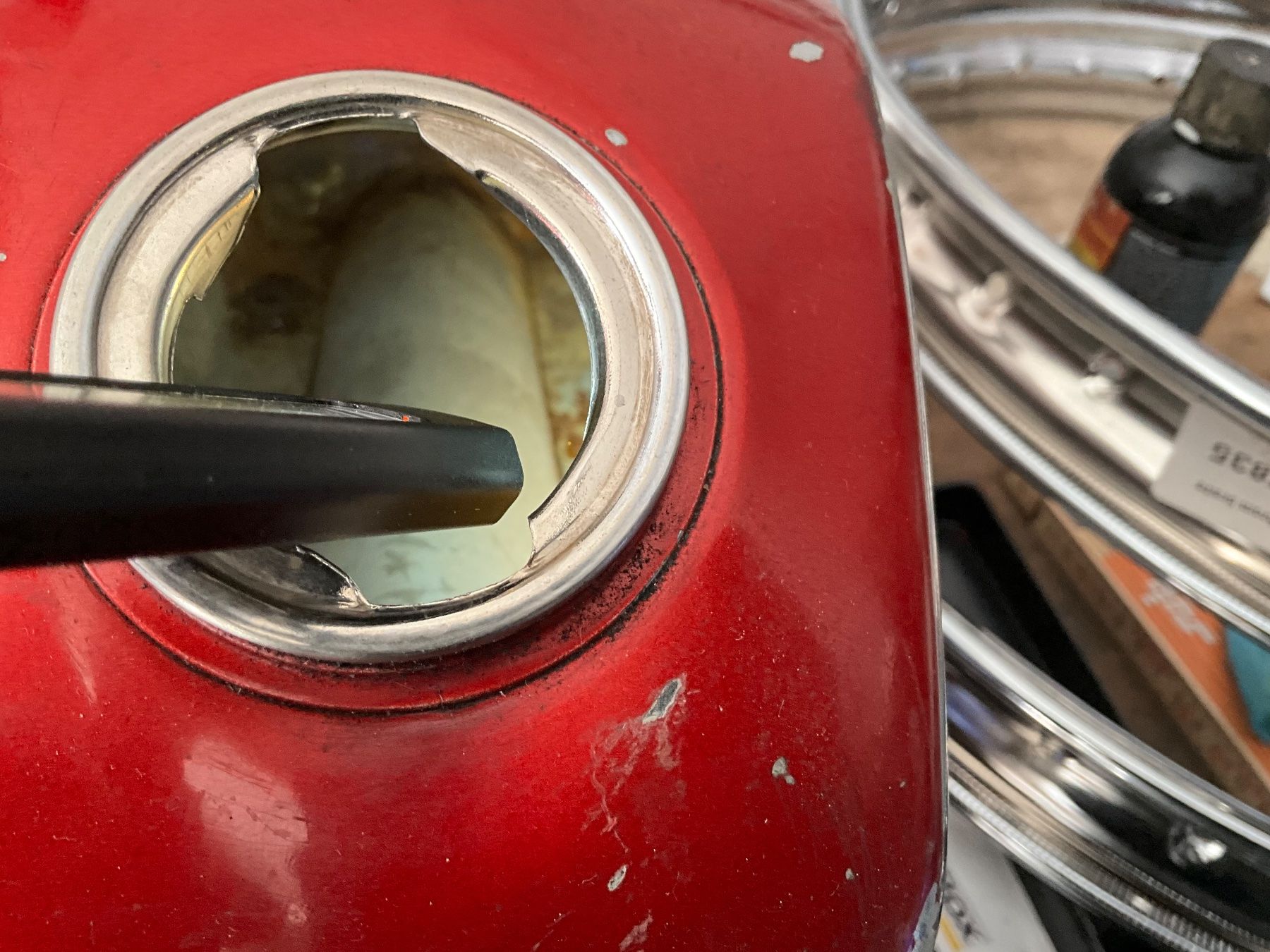 Accessori per altri veicoli: Mofa Benzintank – Difettoso da Nussbaumen AG venduto da Mustang66 4