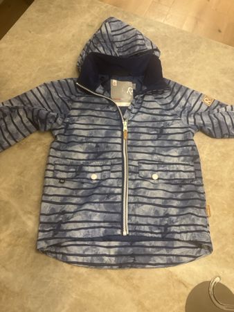 Reima Tec Übergangsjacke blau gestreift Grösse 110