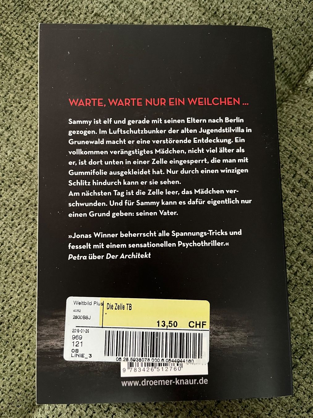 Libri: Diverse Thriller – Usato da Dornach venduto da npe_7dng 7