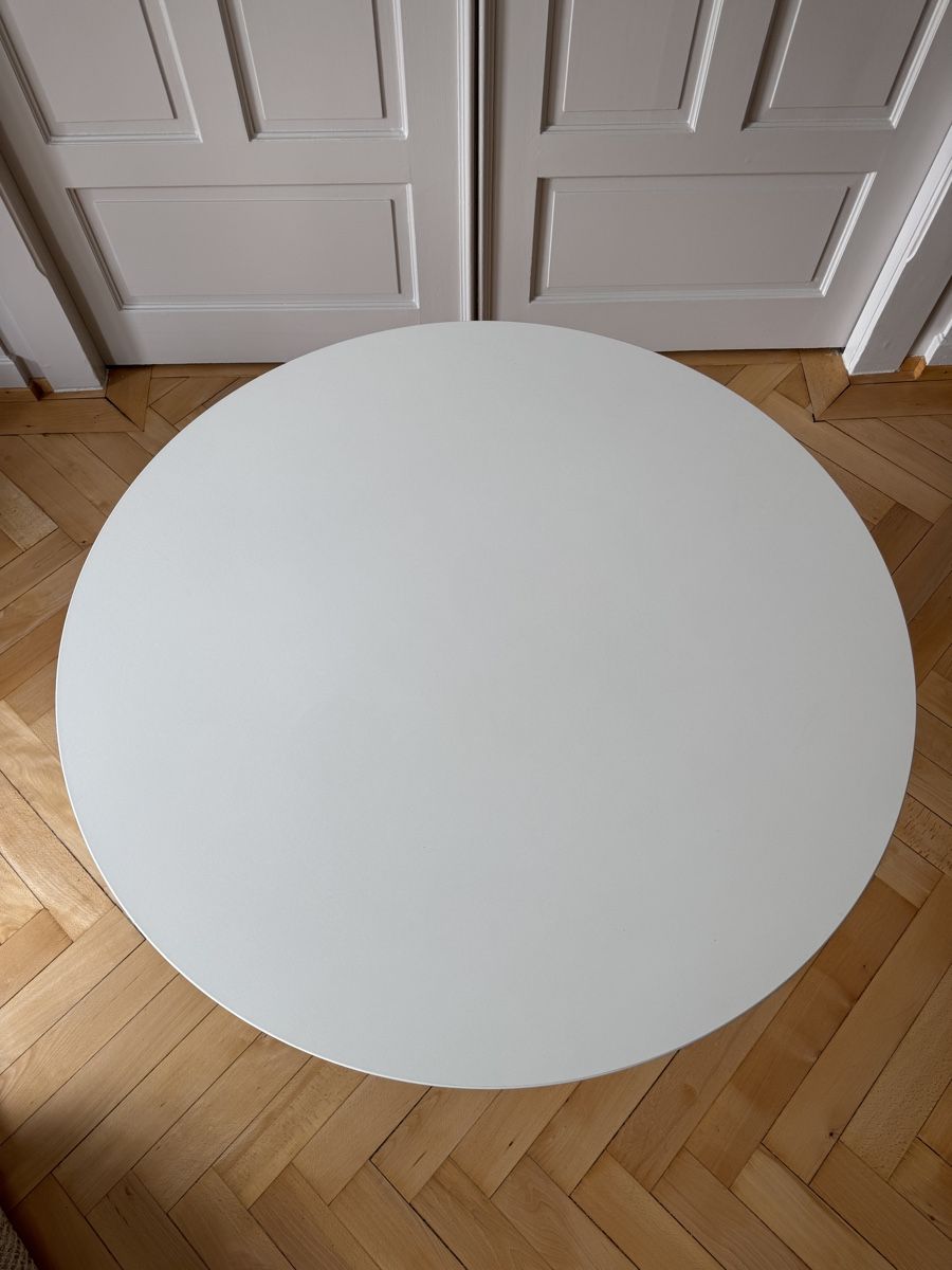 Tables: Runder weisser Esstisch / Round Dining Table White – Neuf (Voir description) à Zürich par vas_ygf2 2