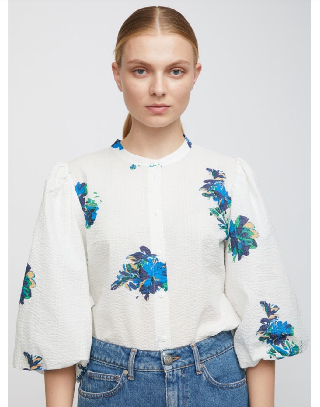 Camicette: JUST FEMALE "MANDY BLOUSE" Bluse mit Blumenmuster Gr. 36 – Usato da Zürich venduto da missmodernage 8