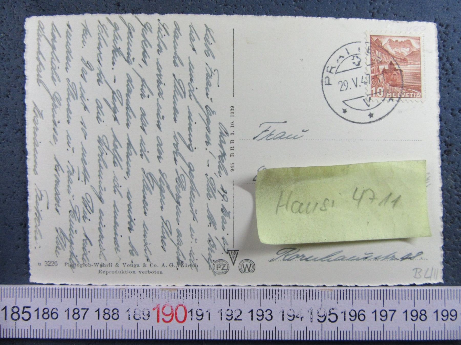 Cartoline postali: PRATTELN BL AK 1939 – Usato da Ettingen venduto da Hausi4711 1