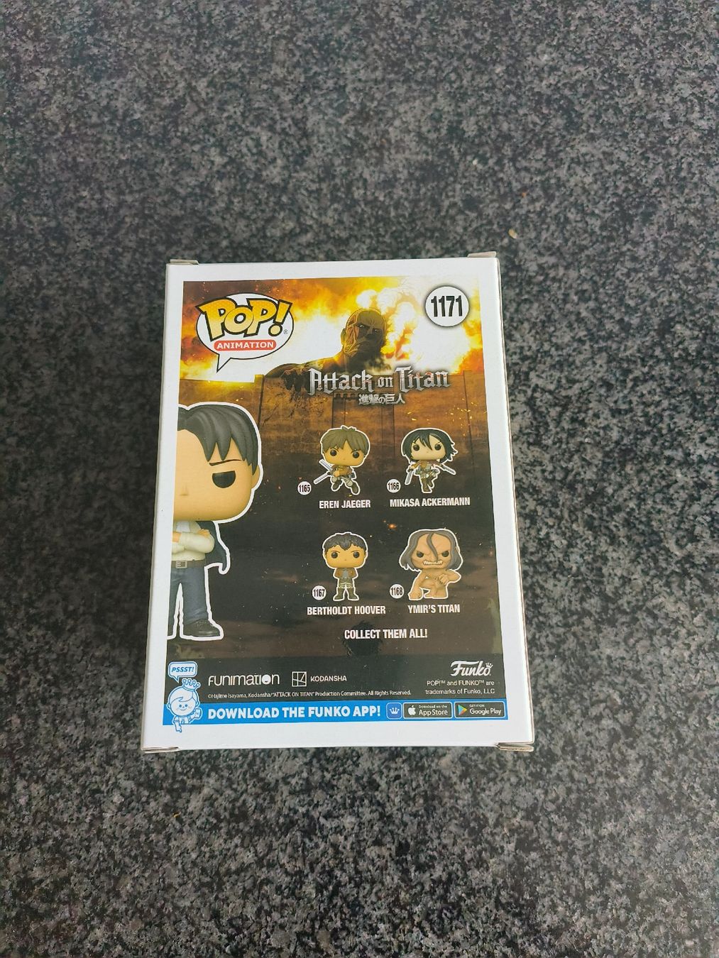 Funko Statuette: Funko Pop Attack on Titan - Formal Levi 1171 – Usato da Emmenbrücke venduto da Marco01334 2