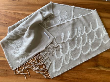 Annette Görtz warmer Winterschal mit Fransen, NEU