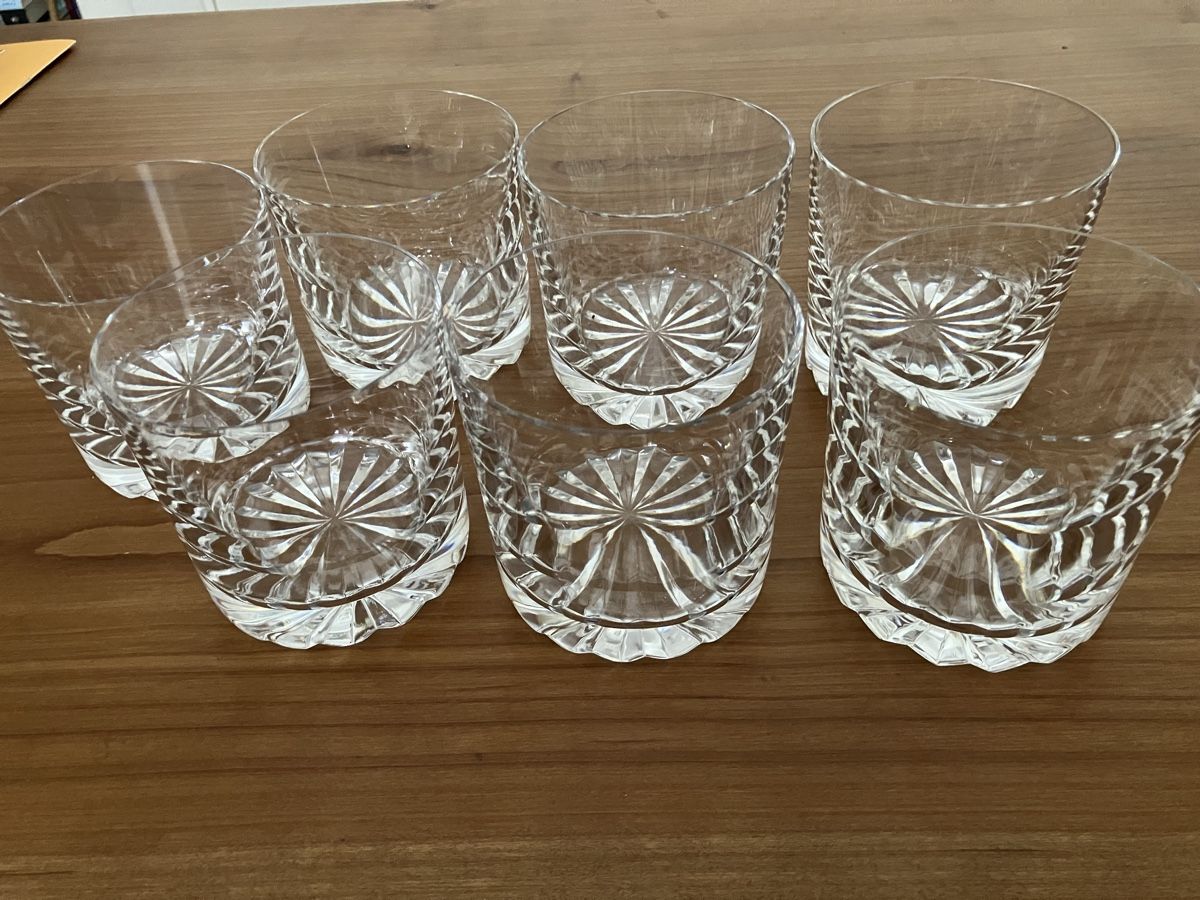 Gläser: 7 ältere Whisky Kristallgläser – Gebraucht aus Bern von robertch