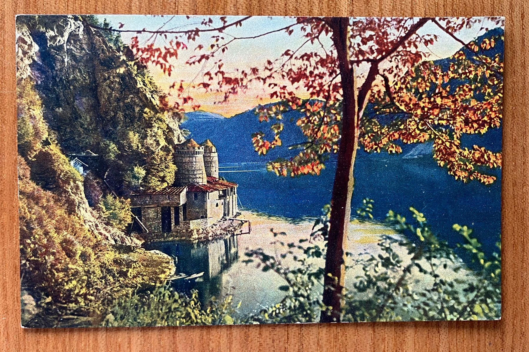 Cartoline postali: Lago di Lugano, fornaci – Usato da Aarau venduto da luck123