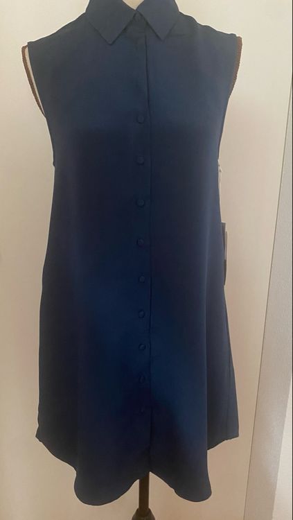 Robe Élégante Hôtesse Taille 44 - Kaki Imprimé, Neuve Sans Étiquette, Longueur 105 Cm