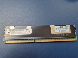 HP RAM 4GB DDR3 ECC PC3-10600R 500203-061 Server Speicher