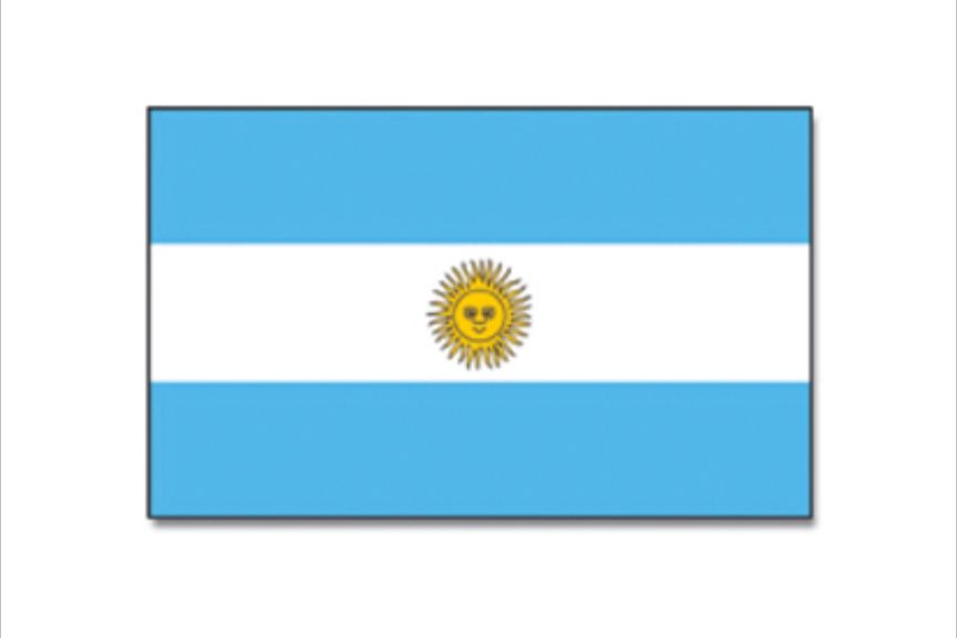 Bandiere: Fahne Argentinien, Material Polyester, Größe ca. 90 x 150 cm – Nuovo e nell'imballaggio originale da Märwil venduto da Patric.O.