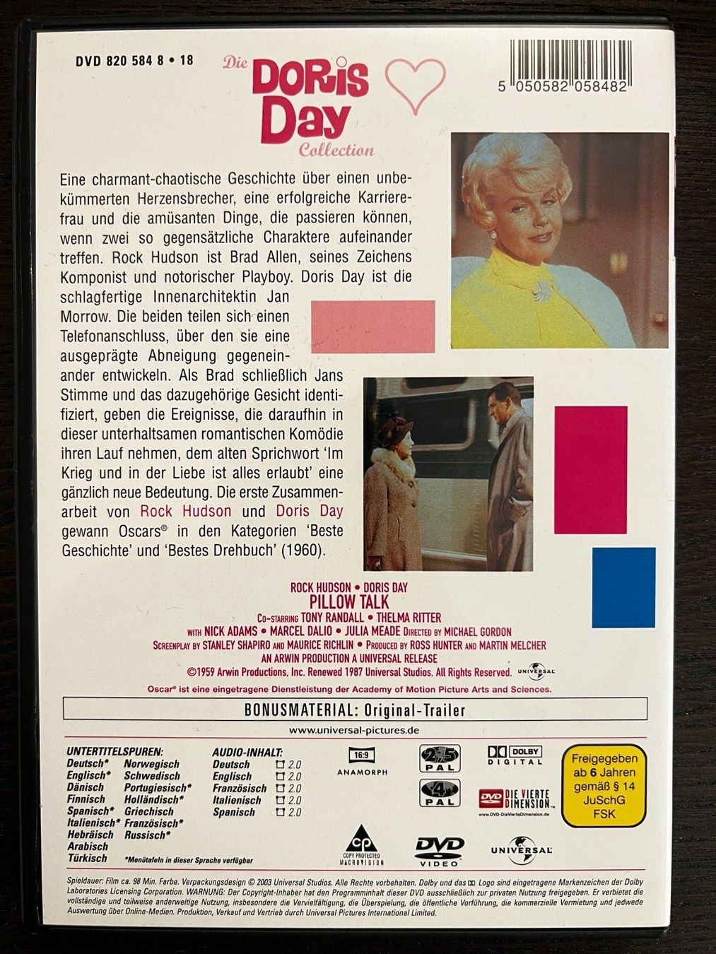 Tutti i DVDs: Bettgeflüster – Usato da Zürich venduto da FilmFreunde 1