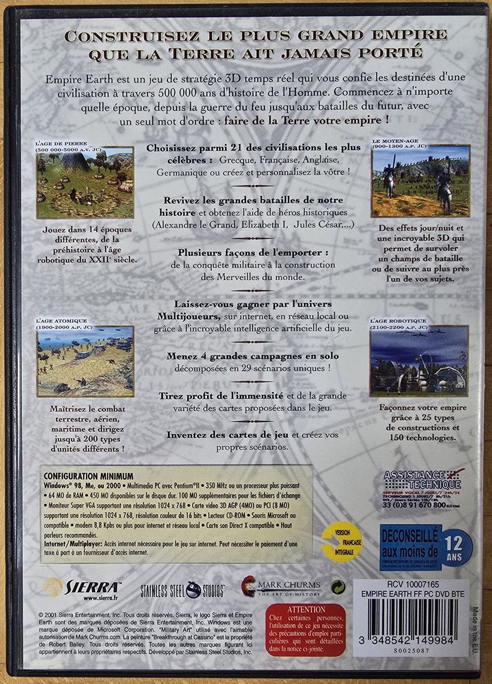 Microsoft Giochi: PC : Empire Earth – Usato da Froideville venduto da xXSebastienXx 1