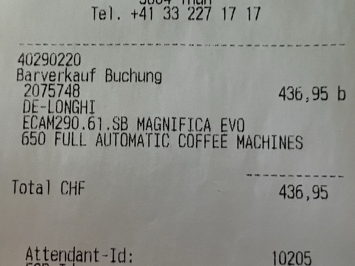 De'Longhi Macchine per caffè & Macchine per espresso: DeLonghi Magnifica Evo Kaffeevollautomat – Usato da Steffisburg venduto da Playgirl7 4