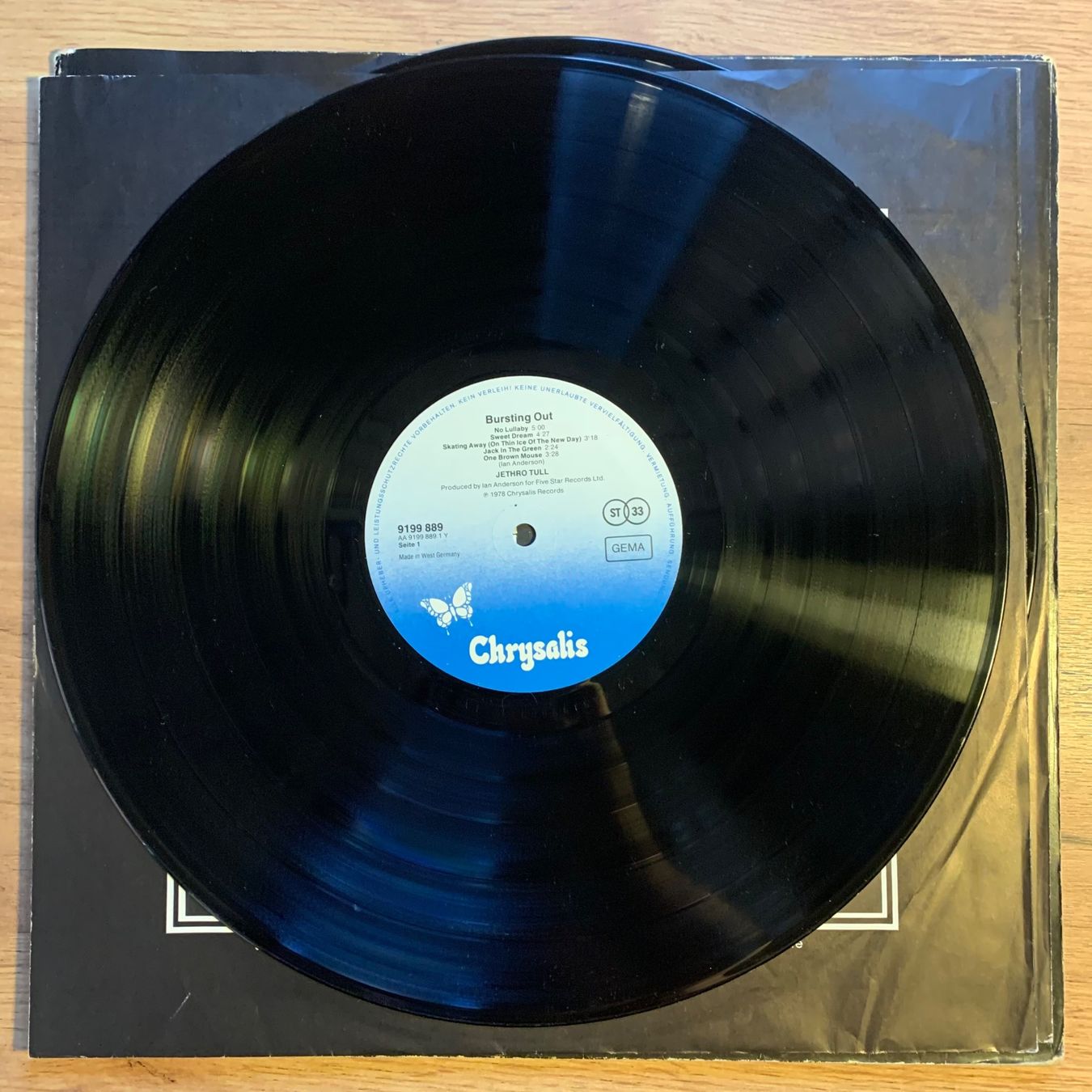 Dischi in vinile: JETHRO TULL - BURSTING OUT...OG GER 1978...VG+/VG – Usato da Gals venduto da Diskopatshop 7