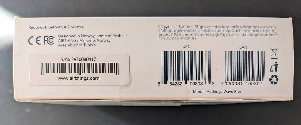 Messen: Airthings Wave Plus  Intelligenter Luftqualitätsmonitor – Neu und originalverpackt aus Tamins von a.lien91 2