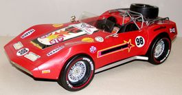 Chevrolet Corvette C3 Convertible Race Car MATTEL ca. 1:8