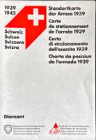 Standortkarte der Armee 1939