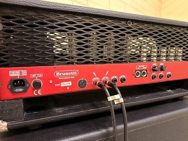 Amplificatori: Brunetti 059 Top und die Brunetti Box 4x12" – Usato da Hagendorn venduto da Gibson59 2
