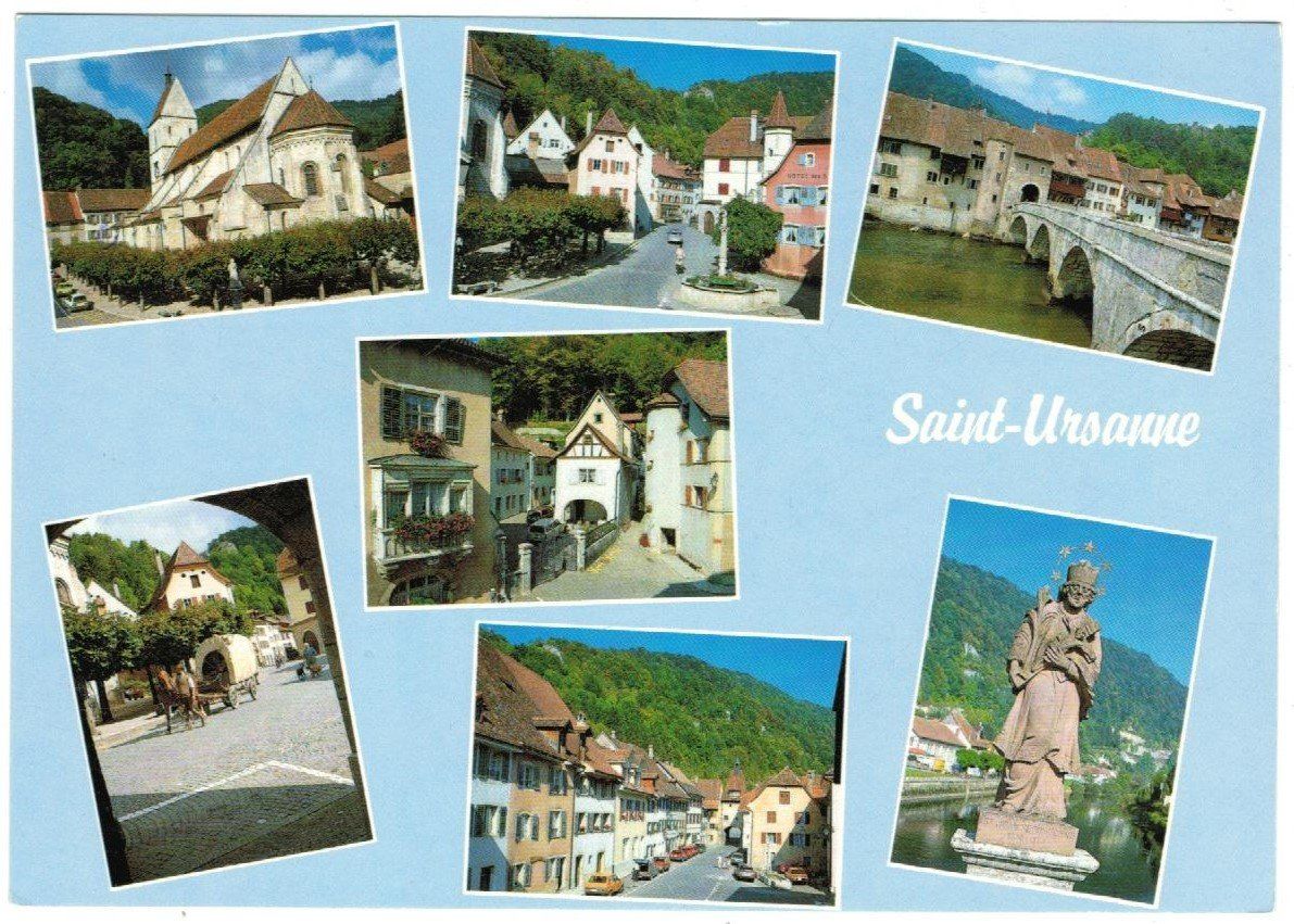 Cartoline postali: AK Saint-Ursanne – Usato da Zürich venduto da Tolima194