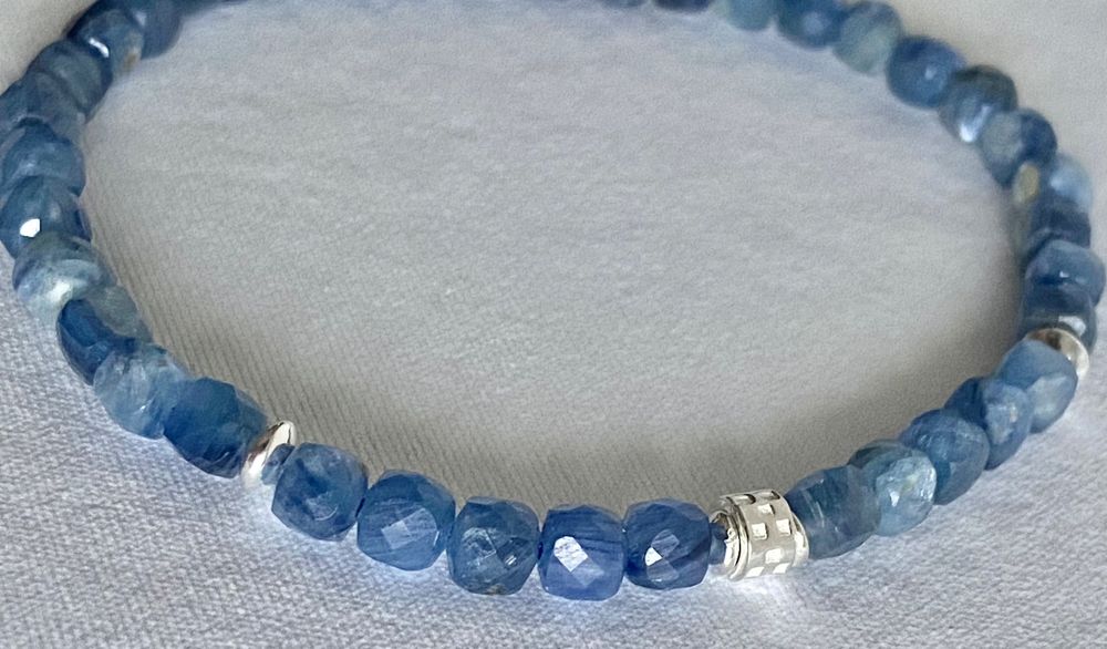 Edelstein-Kette Mit Facettierten 2 Mm Steinen & 925 Silberverschluss – Handgefertigt, Filigran, In Verschiedenen Naturstein-Varianten