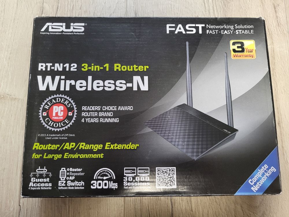 Asus RT-N12 Wireless-N Router, neuwertig, Winter Deal! (Gebraucht) in ...