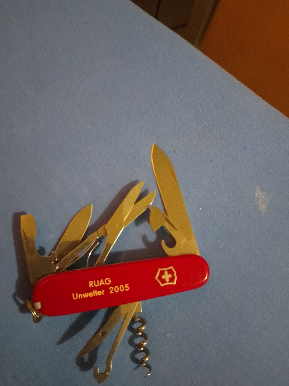 Victorinox Coltelli tascabile: Gute Sackmesser, Unwetter 2005 – Usato da Weinfelden venduto da PaterPio1968