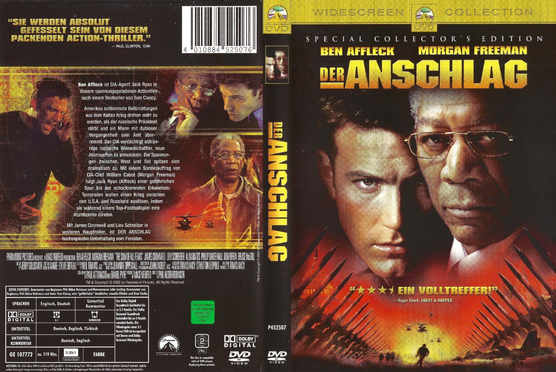 Tous les DVDs: Der Anschlag (2002) – D'occasion à Zürich par Cineasten