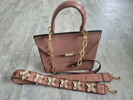 Coccinell Lederhandtasche mauve