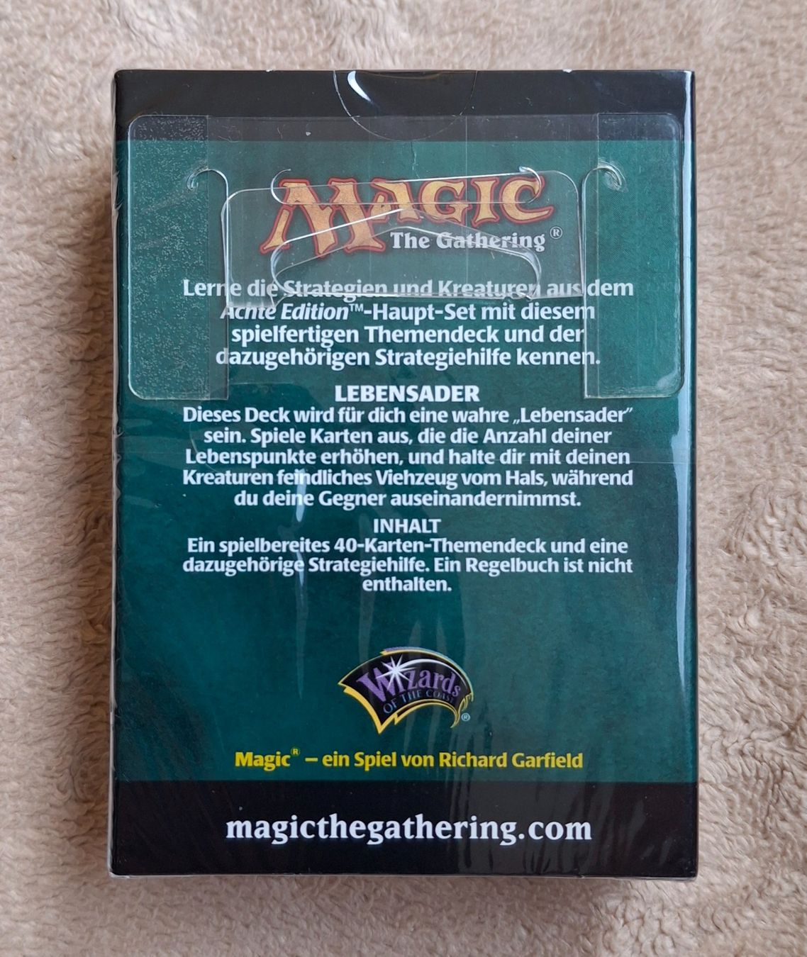 Magic The Gathering Carte collezionabili: Magic the Gathering 8th Edition "Lebensader", eingeschweisst – Nuovo e nell'imballaggio originale da Emmenbrücke venduto da infinitely8 1