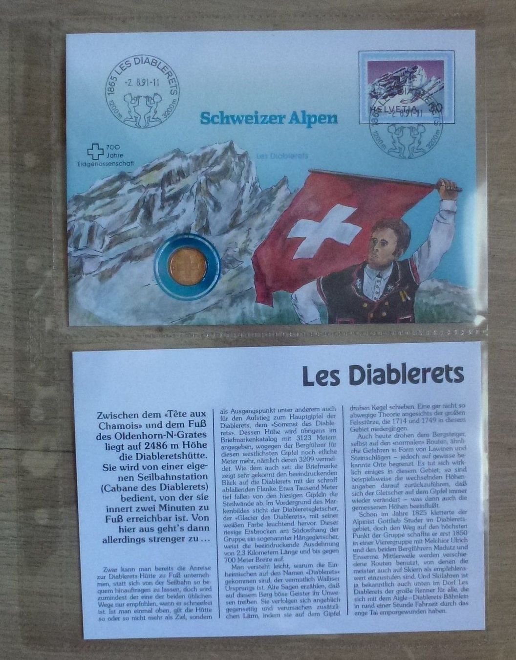 Alle Münzen: Lot ++ 7 Stück Numisbriefe Schweizer Alpen – Gebraucht aus Walkringen von Casablanca777 7