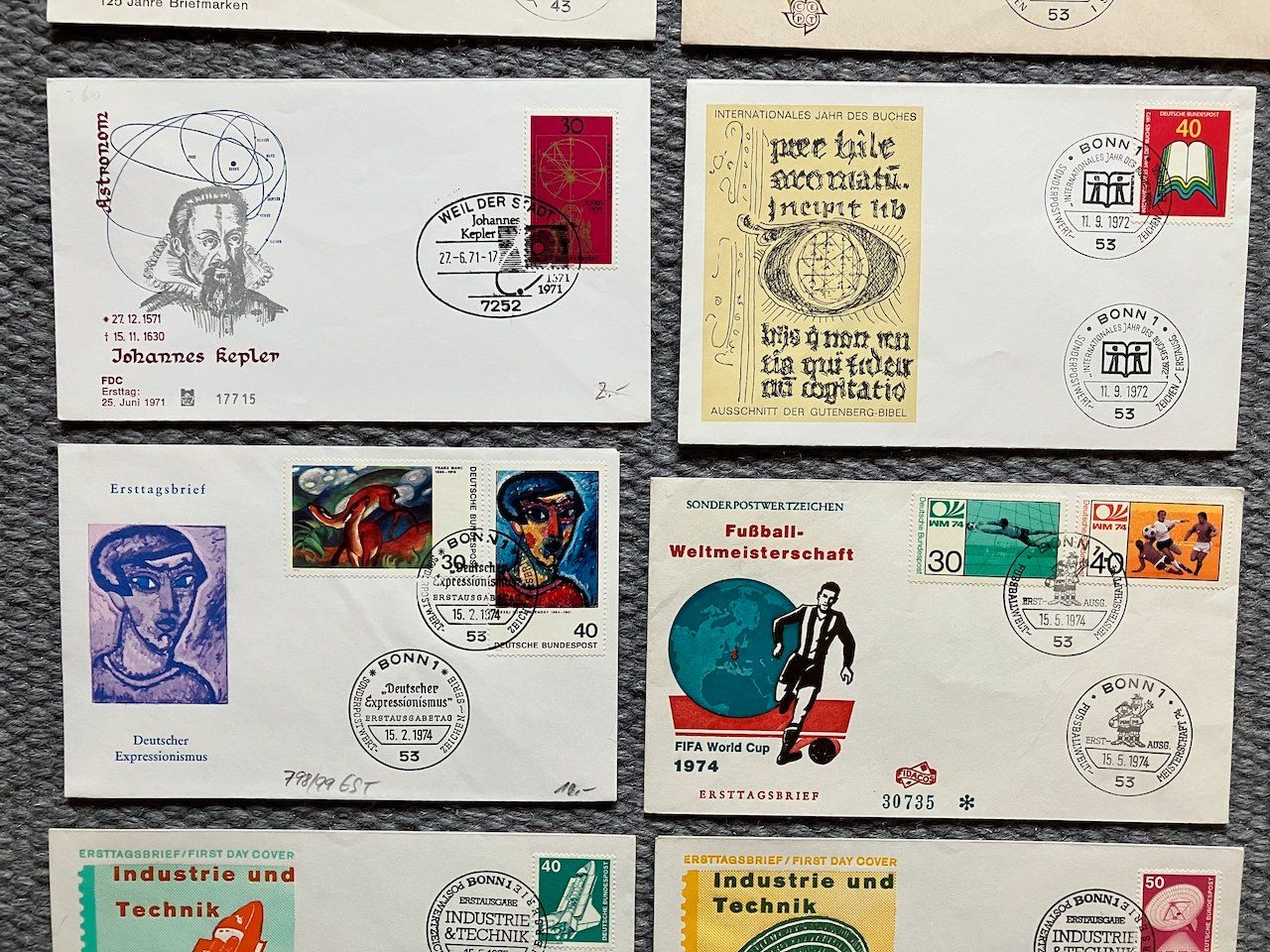 Tutti i francobolli: Deutschland - 31 FDC 1961-76 – Usato da Nesslau venduto da andi_hon 3