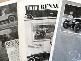 Renault - 3 Alte Werbungen / Anciennes publicités 1920/23