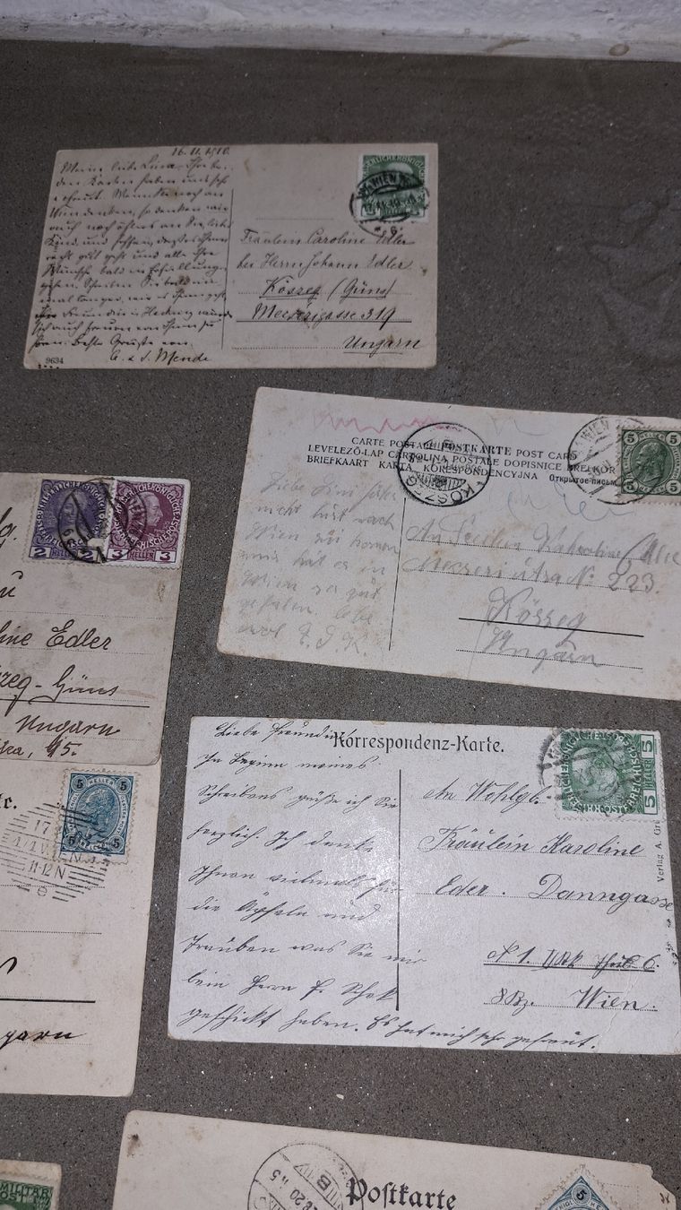 Cartoline postali: Antike Ansichtskarten WOEN 7 stk – Usato da Kölliken venduto da Upcycling-by-Mc-TAM 3