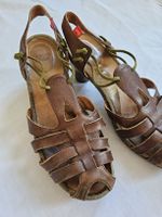 Camper Schuhe, Ledersandalen braun, Gr. 40