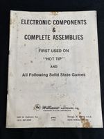 Flipper Handbuch Part-Katalog «Hot Tip» (Williams, 1978)