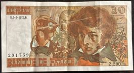 Französische 10 Franc Note von 1976 - Rarität!