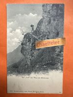 1909 Der „ Tritt“  am Weg zum Muttensee