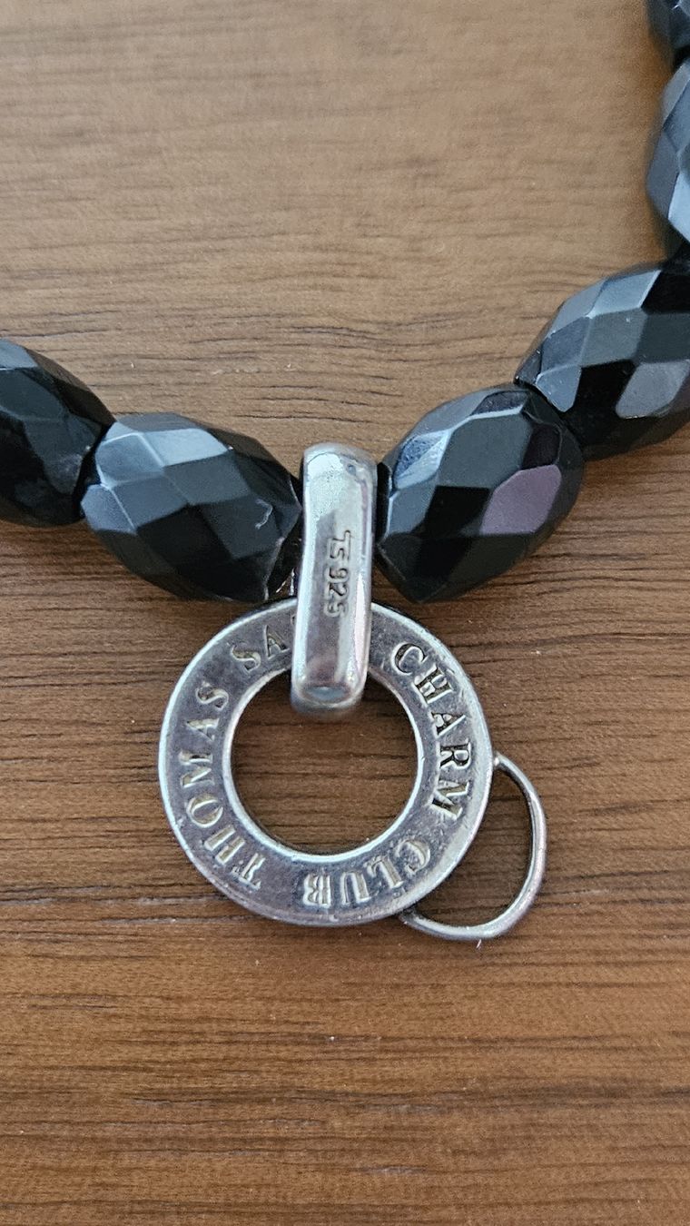 Thomas Sabo Catenine: Thomas Sabo Kette schwarz – Usato da Bern venduto da Sabulise 3